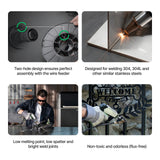 xTool 0.04" ER308L Stainless Steel Welding Wire 11 lb Spool (5kg), view 4