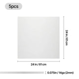 xTool 0.08in(2mm) Pure Aluminum Sheet (5pcs), view 3