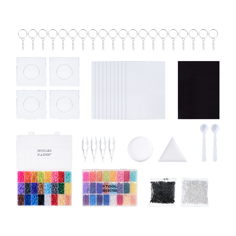 xTool 5mm 24 Colors Fuse Beads Kit (47pcs)