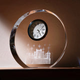xTool Arch-Shaped K9 Crystal with Clock, view 2
