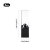 xTool Black and White Snow Mountain Crystal and Marble Trophy (1pcs), view 3