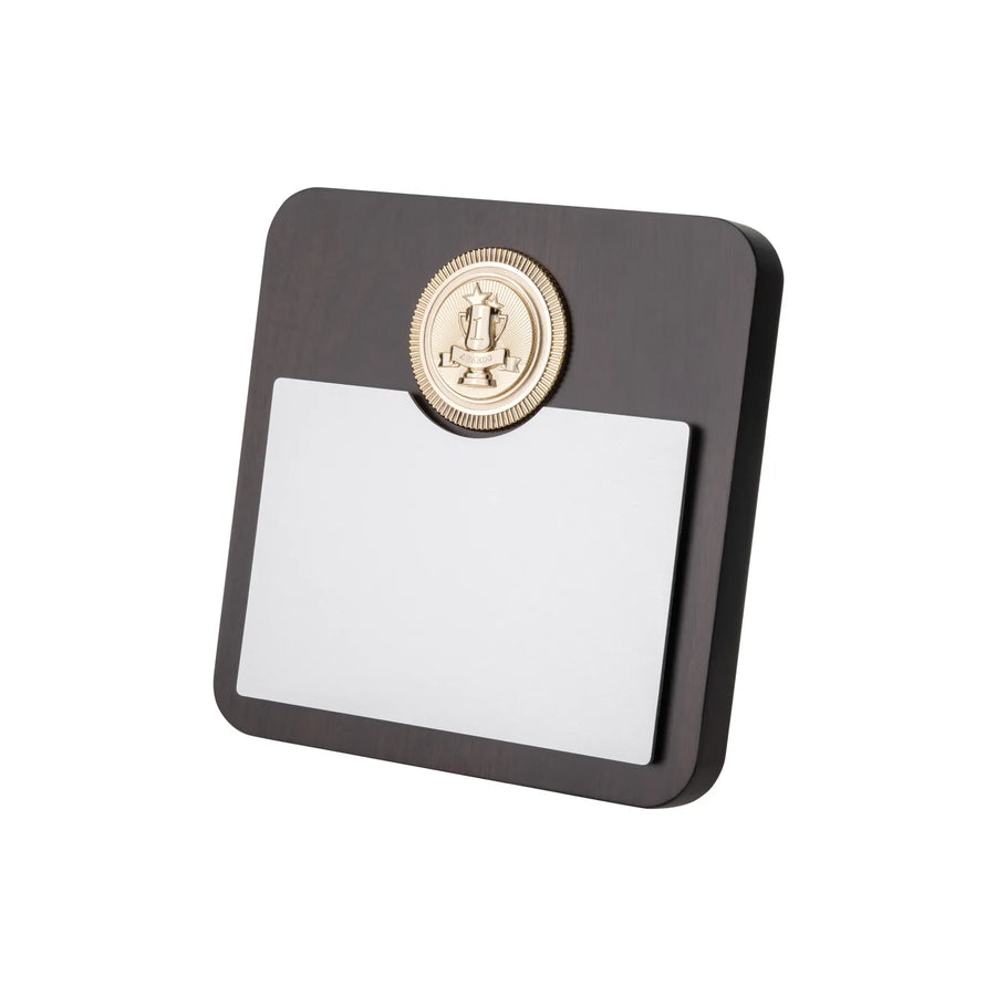xTool Black Walnut Award Plaque with Emblem