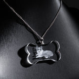 xTool Bone-Shaped K5 Crystal Necklace (2pcs), view 2