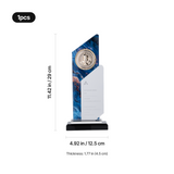 xTool Colored Glass and Aluminum Alloy Trophy with Base (1pcs), view 3