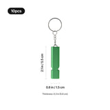 xTool Dual-Size Aluminum Emergency Whistle Set (10pcs), view 3