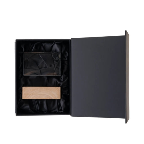 xTool Flip-Top Black Gift Box for K9 Crystal and Base