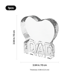xTool Ice Edge Heart-Shaped DAD K9 Crystal, view 2