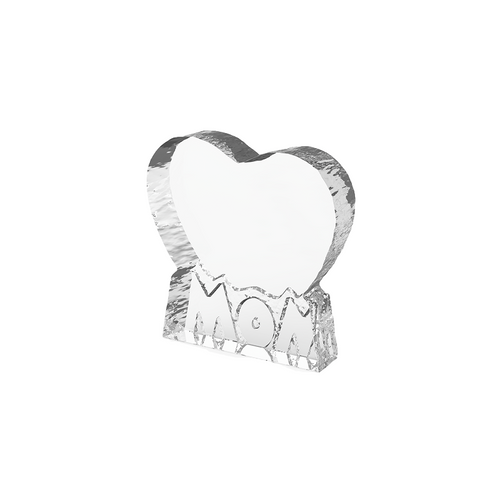 xTool Ice Edge Heart-Shaped MOM K9 Crystal