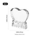 xTool Ice Edge Heart-Shaped MOM K9 Crystal, view 2