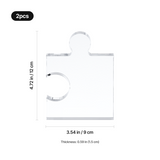 xTool Selected Jigsaw-Shaped Acrylic Trophy (2pcs), view 3