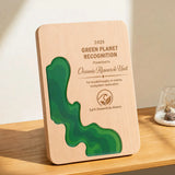 xTool Layered Wooden Award Plaque, view 2