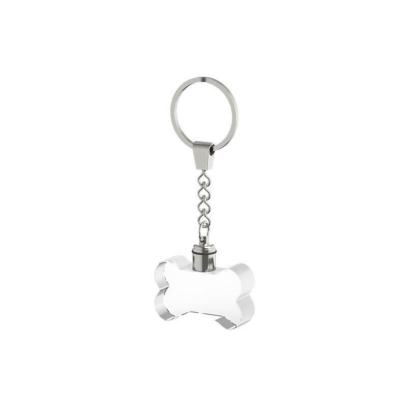 xTool Multicolored LED Bone-Shaped K5 Crystal Keychain (5pcs)