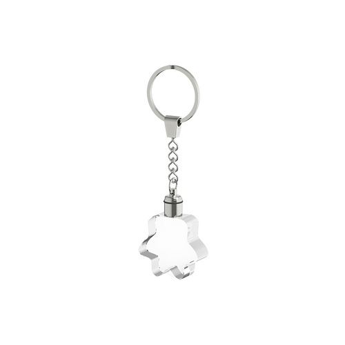 xTool Multicolored LED Paw-Shaped K5 Crystal Keychain (5pcs)