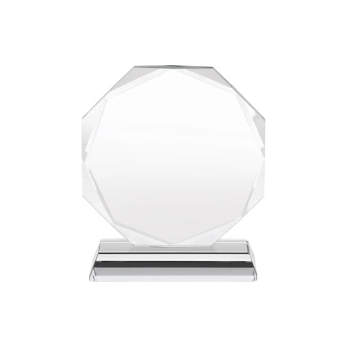 xTool Selected Octagonal K5 Crystal Trophy with Base