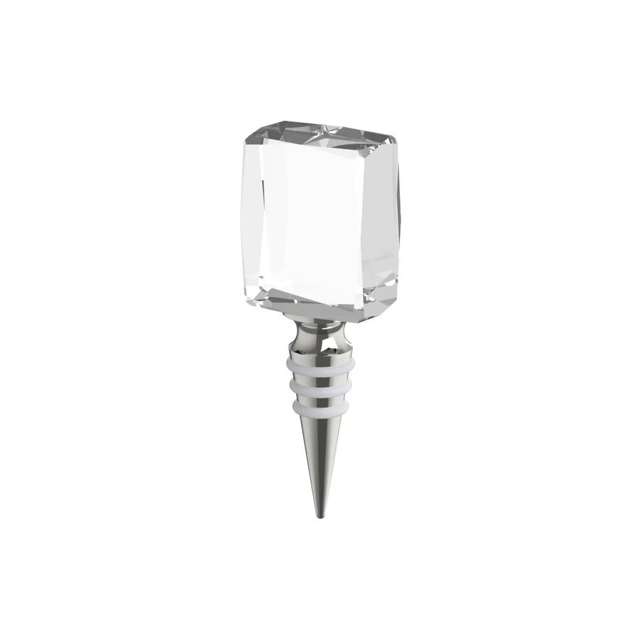 xTool Rectangular Beveled-Edge K9 Crystal with Stainless Steel Wine Stopper (2pcs)