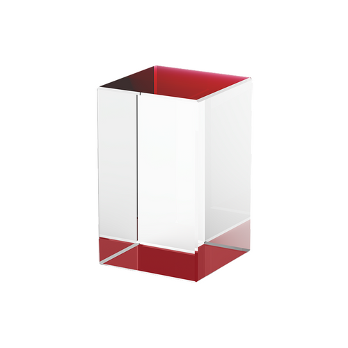 xTool Rectangular K9 Crystal with Colored Base