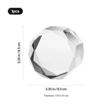 xTool Scalloped Circle K9 Crystal, view 2
