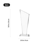 xTool Selected Octagonal K5 Crystal Trophy, view 3
