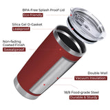 xTool 20oz Stainless Steel Coffee Tumbler for Laser Engraving, view 4