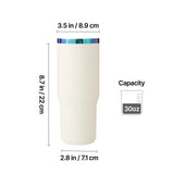 xTool Stainless Steel Tumbler with Handle and Straw (30oz), view 3