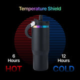 xTool Stainless Steel Tumbler with Handle and Straw (30oz), view 5