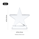 xTool Selected Star-Shaped Acrylic Trophy (2pcs), view 3