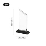 xTool Selected Trapezoidal K5 Crystal Trophy with Marble Base, view 3