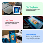 xTool White Printable Sublimation Film (20pcs), view 4