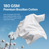 xTool Selected 180g 100% White Cotton T-Shirt (6pcs), view 3