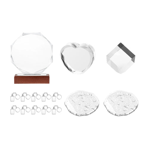 xTool Selected Crystal Glass Engraving Materials Package for F2 Ultra UV