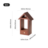 xTool Selected House-Shaped Sapele Wood LED Light Base for K9 Rectangle Crystal, view 5
