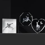 xTool Selected Mixed-Shape K5 Crystal Ornament (5pcs), view 2