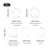 xTool Selected Mixed-Shape K5 Crystal Ornament (5pcs), view 3