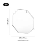 xTool Selected Octagon K5 Crystal Ornament (3pcs), view 3