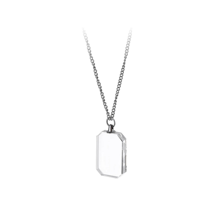 xTool Selected Rectangular K5 Crystal Necklace (2pcs)