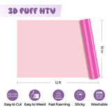 xTool Neon Pink 3D Puff Heat Transfer Vinyl Roll, view 4
