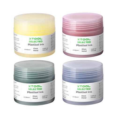 xTool Oil-Based Screen Printing Ink Set (4 Colors)