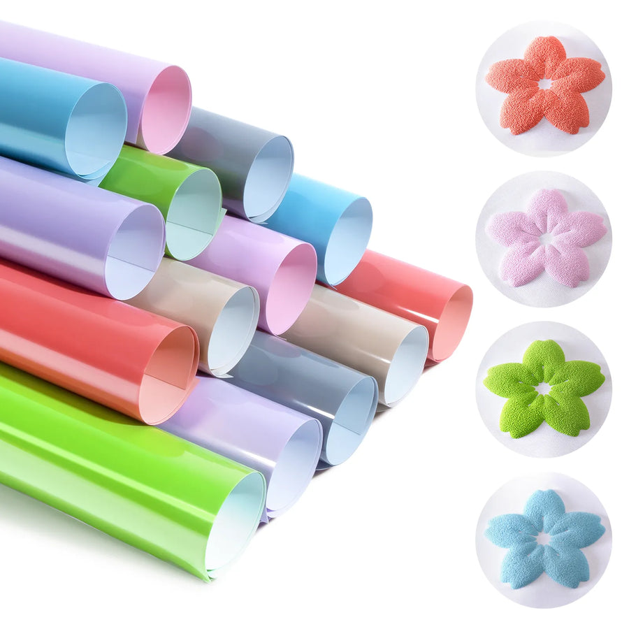 xTool Pastel Puff Vinyl Heat Transfer 3D (14 pcs)
