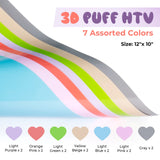 xTool Pastel Puff Vinyl Heat Transfer 3D (14 pcs), view 3