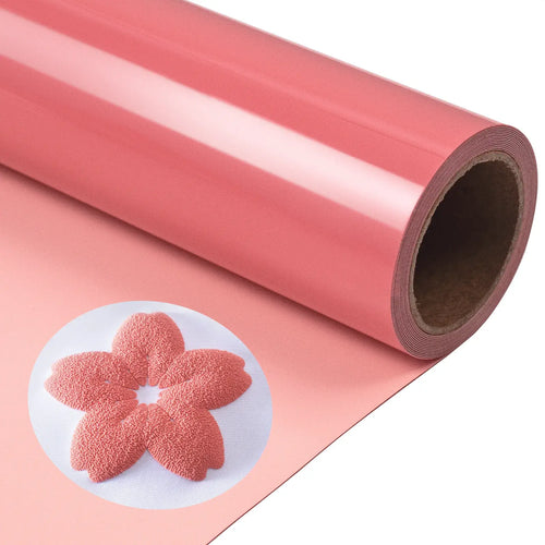 xTool Peach Pink Puff Vinyl Heat Transfer 3D