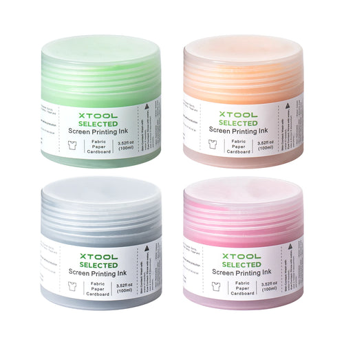 xTool Photochromic Screen Printing Ink Set (4 Colors)