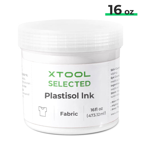 xTool Plastisol Ink for Screen Printing Fabric (16oz)