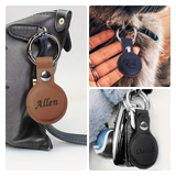xTool PU Leather Keychain for Apple Airtags Holder (4pcs), view 4