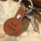 xTool PU Leather Keychain for Apple Airtags Holder (4pcs), view 6