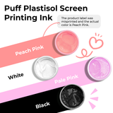 xTool Puff Plastisol Ink for Screen Printing Fabric (4 Colors), view 4