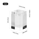 xTool Rectangular K9 Crystal Candle Holder (1pcs), view 3