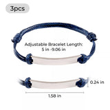 xTool Rectangular Tag Cord Bracelet (3pcs), view 3
