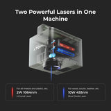 [Refurbished] xTool F1 Fast Portable Laser Engraver with IR + Diode Laser, view 2