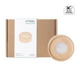 xTool Round Rubber Wood LED Light Base with Groove, view 3