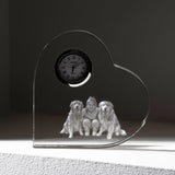xTool Sideways Heart K9 Crystal with Clock, view 2